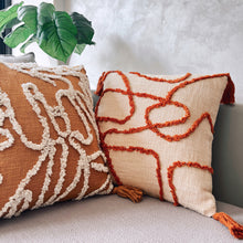 Load image into Gallery viewer, Amalfi Rust Tufted Cushion

