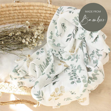 Load image into Gallery viewer, Bohemian Leaves Baby Swaddle

