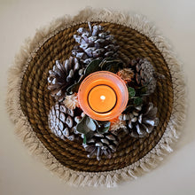 Load image into Gallery viewer, Pine Wreath &amp; Candle Holder
