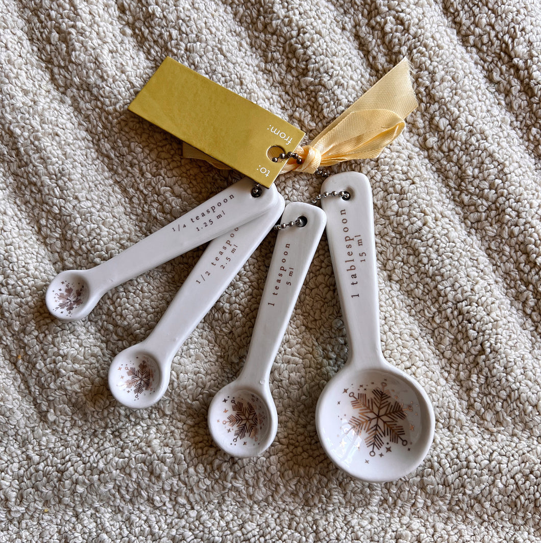 Decorative Ceramic Measuring Spoons